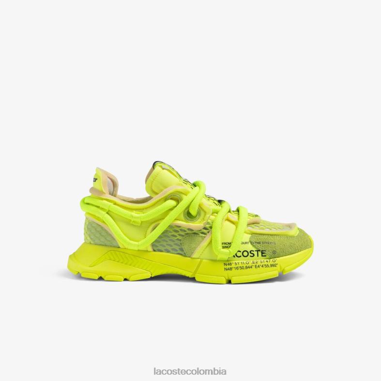 zapatillas l003 active runway textil amarillo Lacoste zapatos hombres 80XZX1733