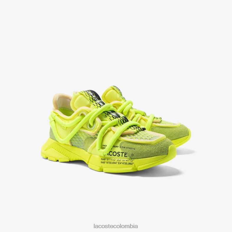 zapatillas l003 active runway textil amarillo Lacoste zapatos hombres 80XZX1733