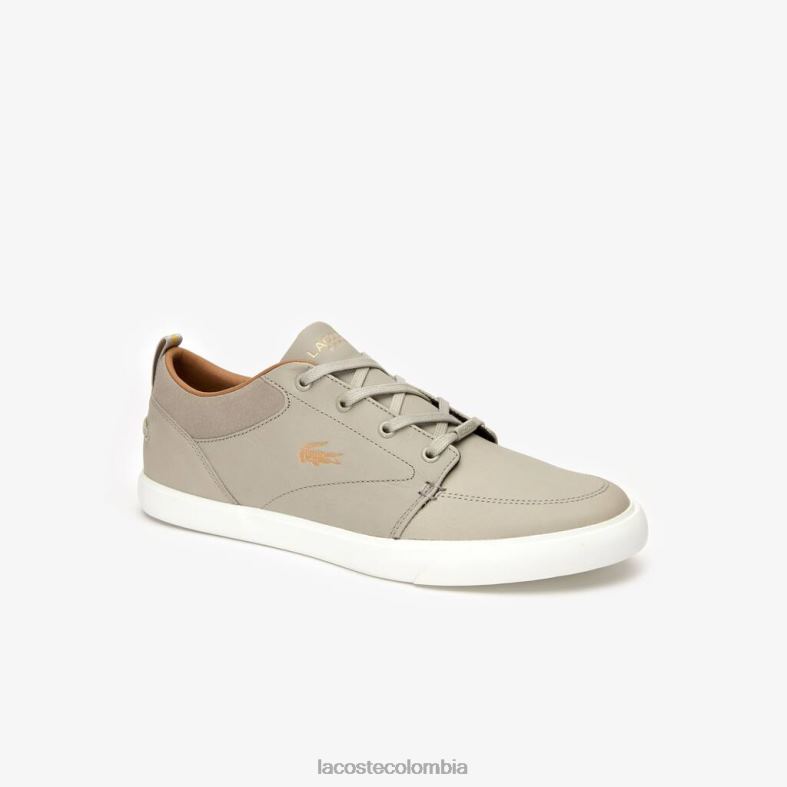 náuticos bayliss de piel blanquecino Lacoste zapatos hombres 80XZX1719