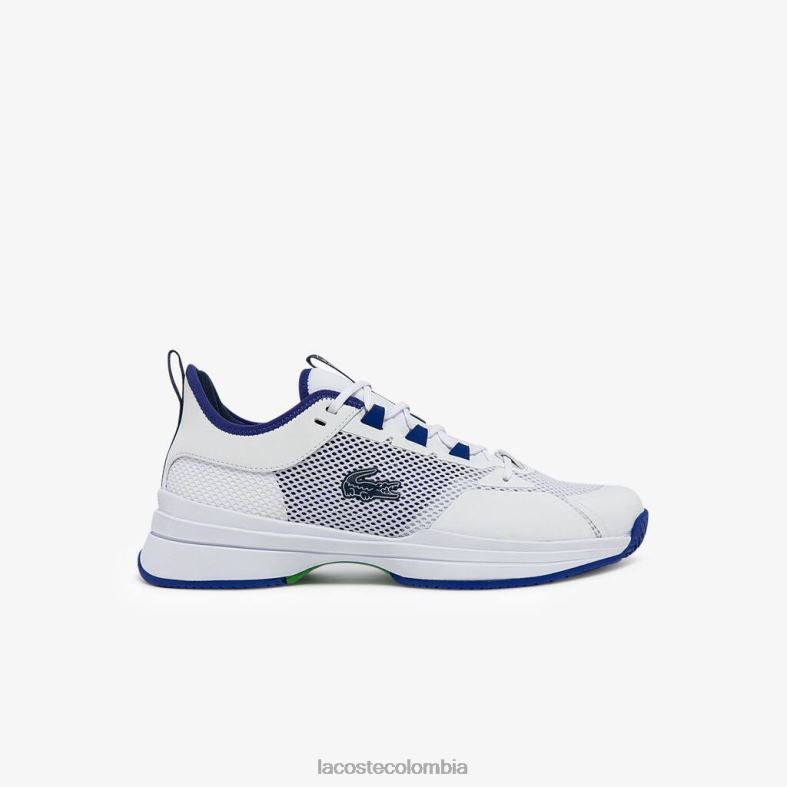 tenis ag-lt21 textil y sintético blanco azul Lacoste zapatos hombres 80XZX1865