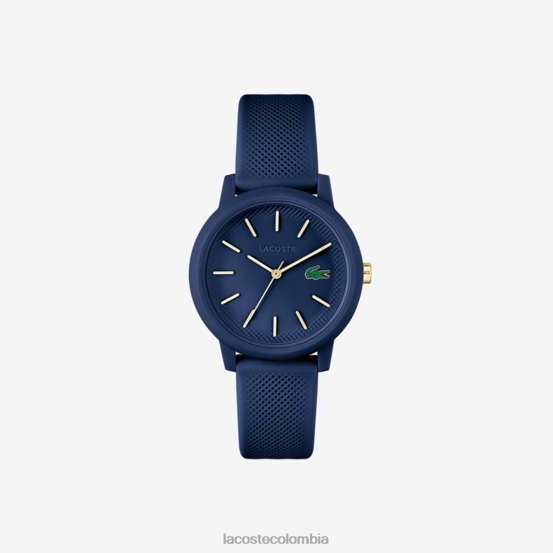 Reloj 12.12 con correa de silicona azul. azul Lacoste accesorios mujer 80XZX2901