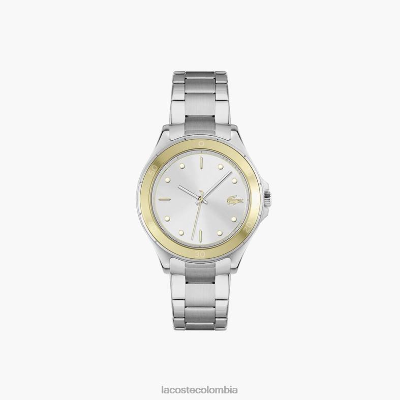 reloj swing 3 manecillas acero inoxidable gris Lacoste accesorios mujer 80XZX2918
