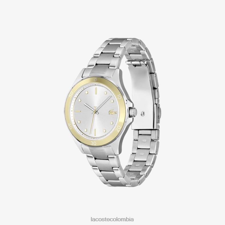 reloj swing 3 manecillas acero inoxidable gris Lacoste accesorios mujer 80XZX2918