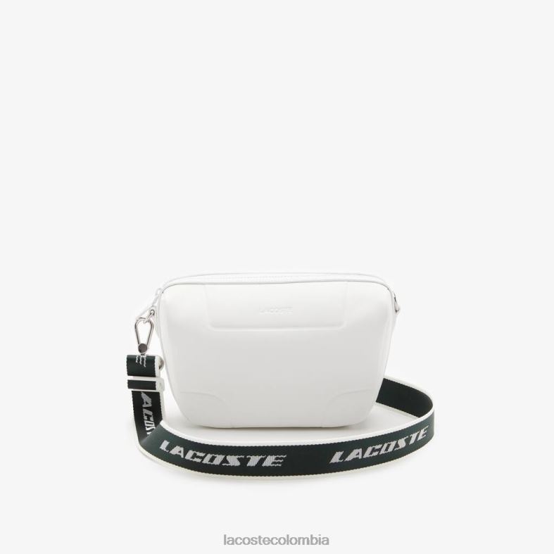 bolso cruzado con correa para el hombro con logo blanco sinople blanco Lacoste bolsos y marroquinería mujer 80XZX2881