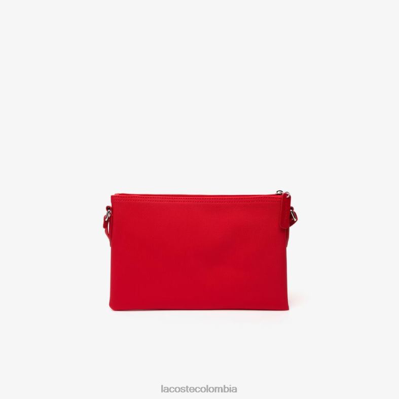 bolso cruzado plano l.12.12 concept rojo de alto riesgo Lacoste bolsos y marroquinería mujer 80XZX2771