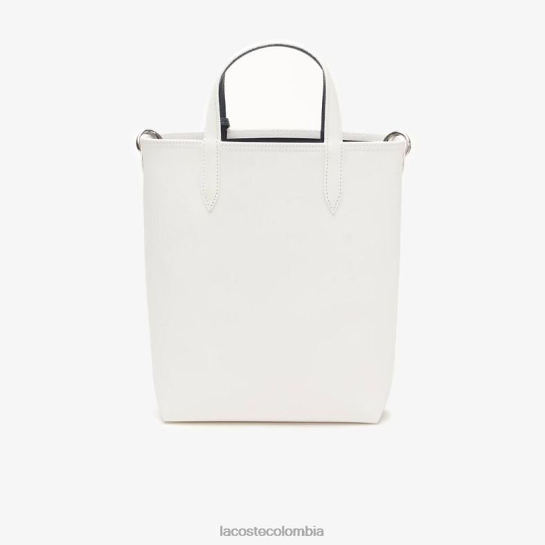 bolso tote Anna reversible de lona revestida harina azul noche Lacoste bolsos y marroquinería mujer 80XZX2780