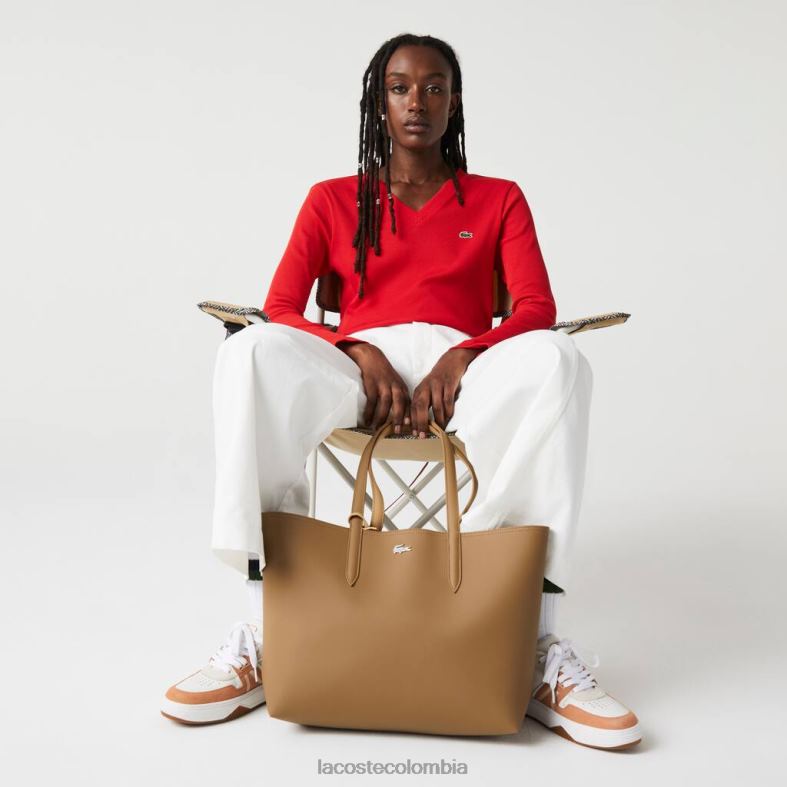 bolso tote bicolor reversible anna vienés frondoso Lacoste bolsos y marroquinería mujer 80XZX2778