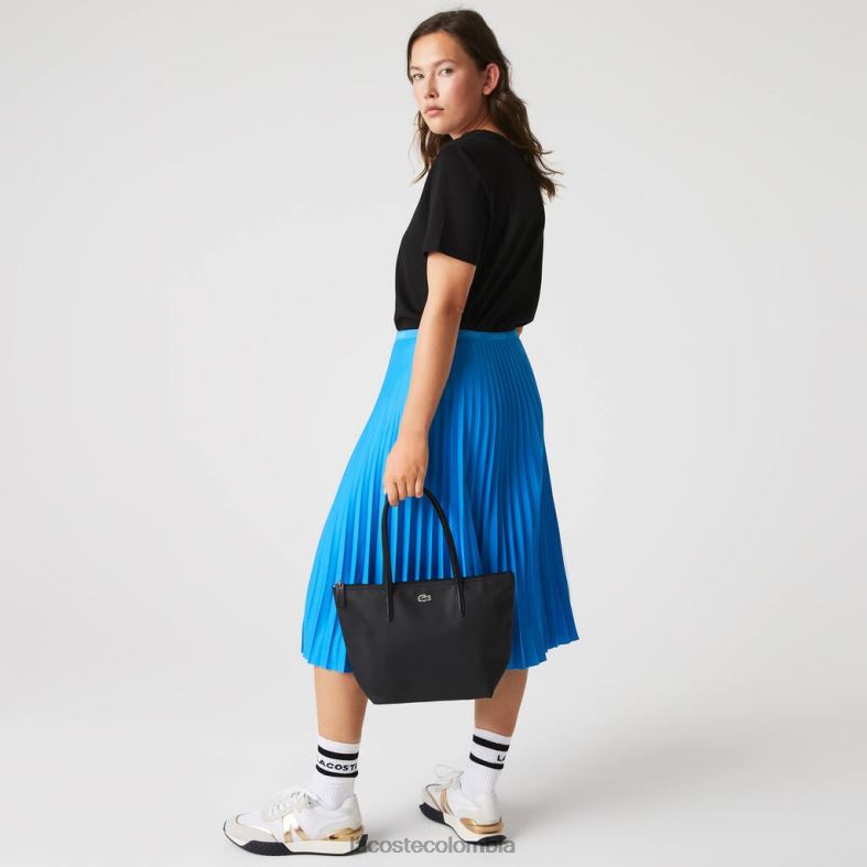 l.12.12 concept bolso tote pequeño con cremallera negro Lacoste bolsos y marroquinería mujer 80XZX2804