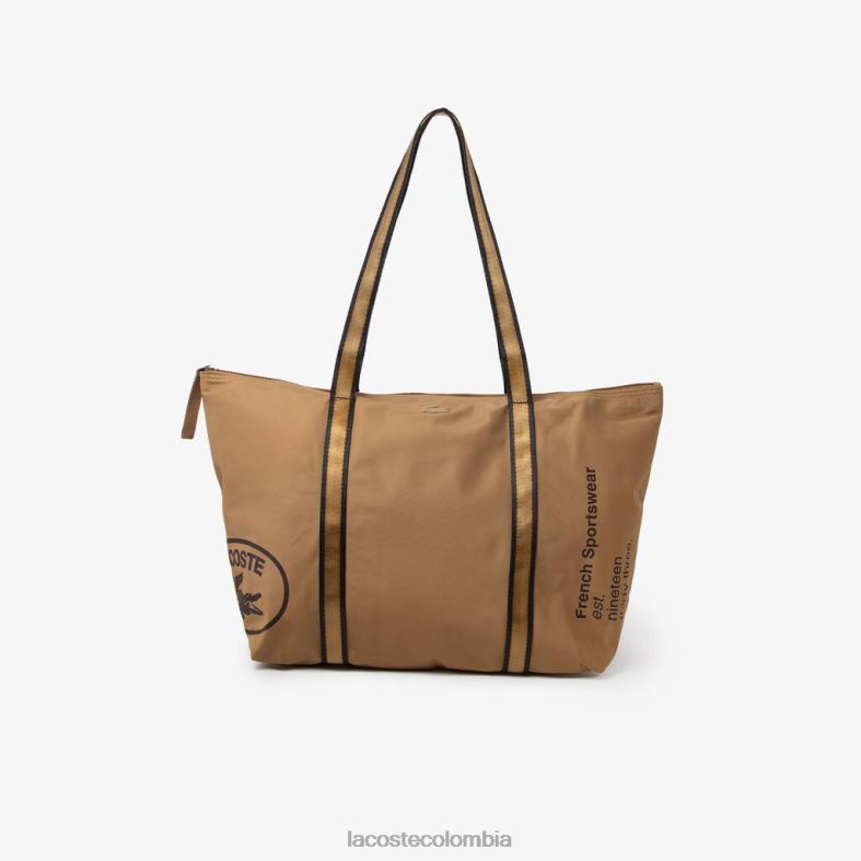 bolsa de compras plegable negro frondoso Lacoste bolsos y marroquinería mujer 80XZX2826