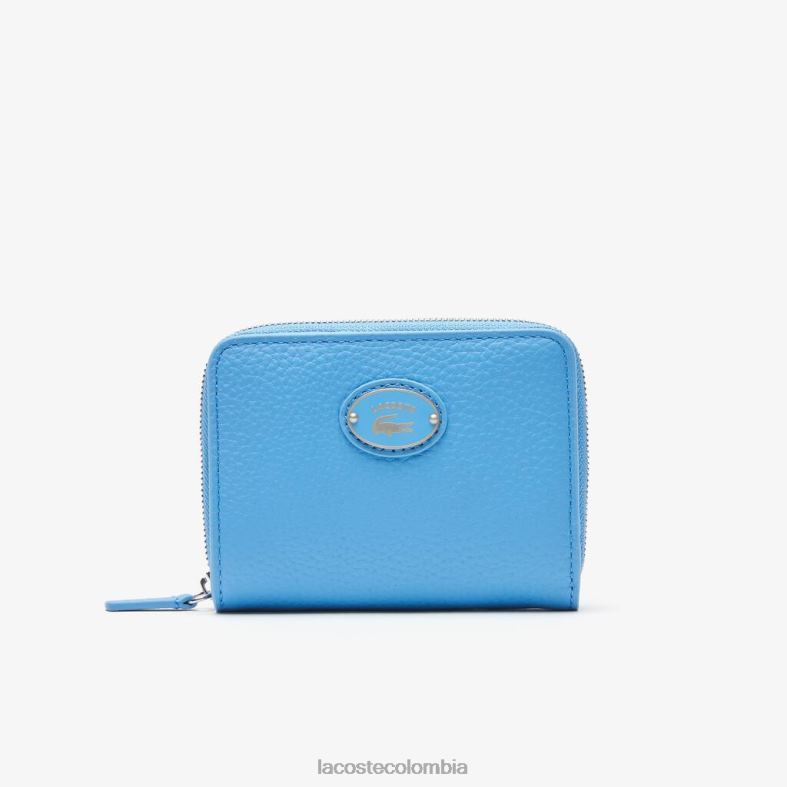 cartera pequeña con placa de metal y cremallera argentino Lacoste bolsos y marroquinería mujer 80XZX2892