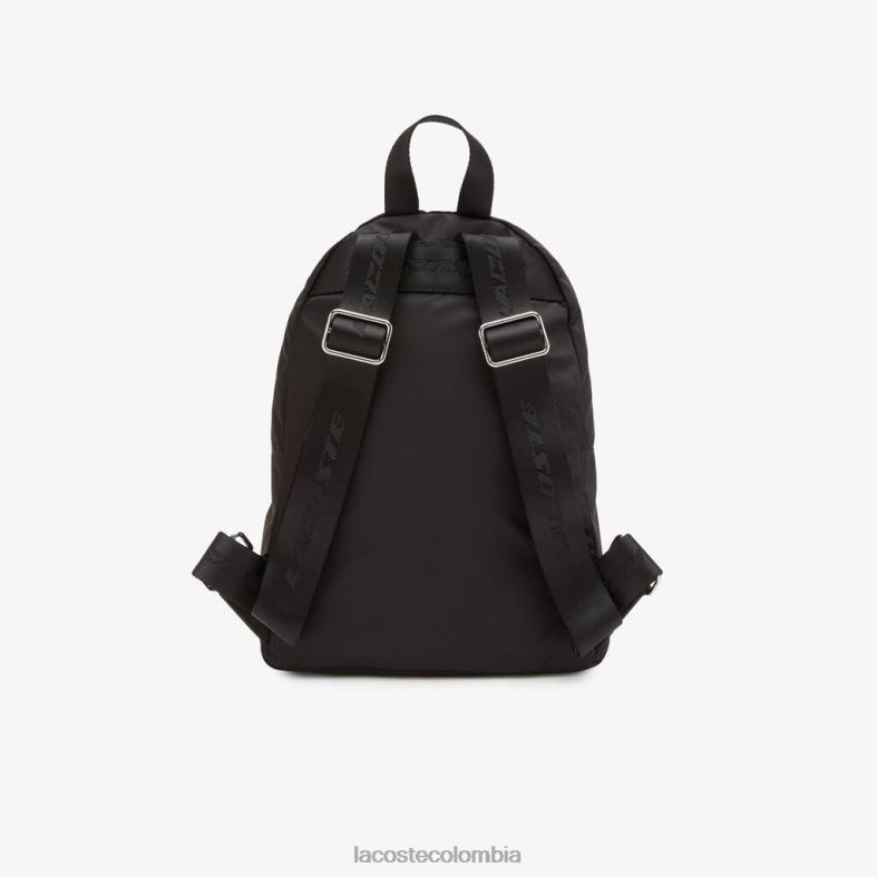 mochila con tirador y parche distintivo negro Lacoste bolsos y marroquinería mujer 80XZX2863
