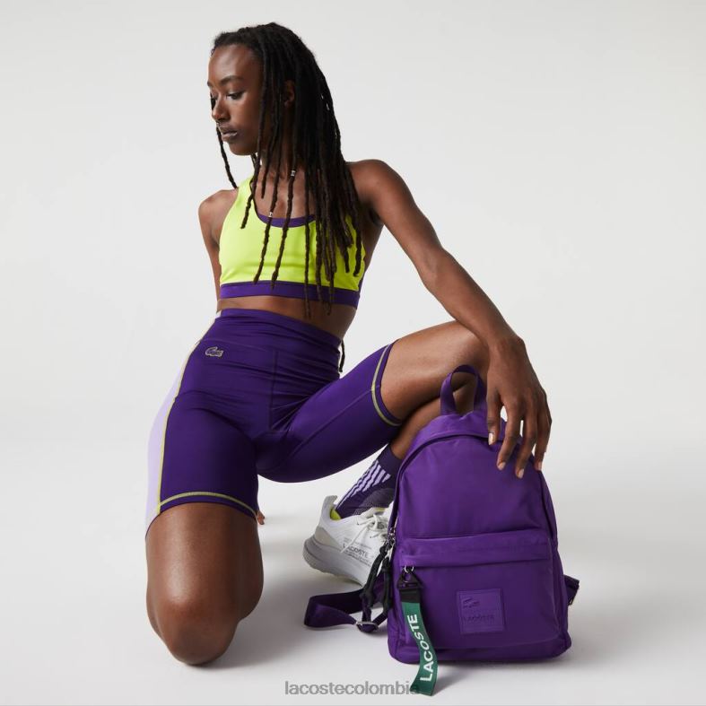 mochila con tirador y parche distintivo samú Lacoste bolsos y marroquinería mujer 80XZX2862