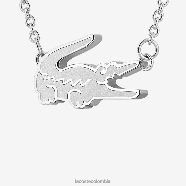 pulsera de cocodrilo plata Lacoste joyas mujer 80XZX2902