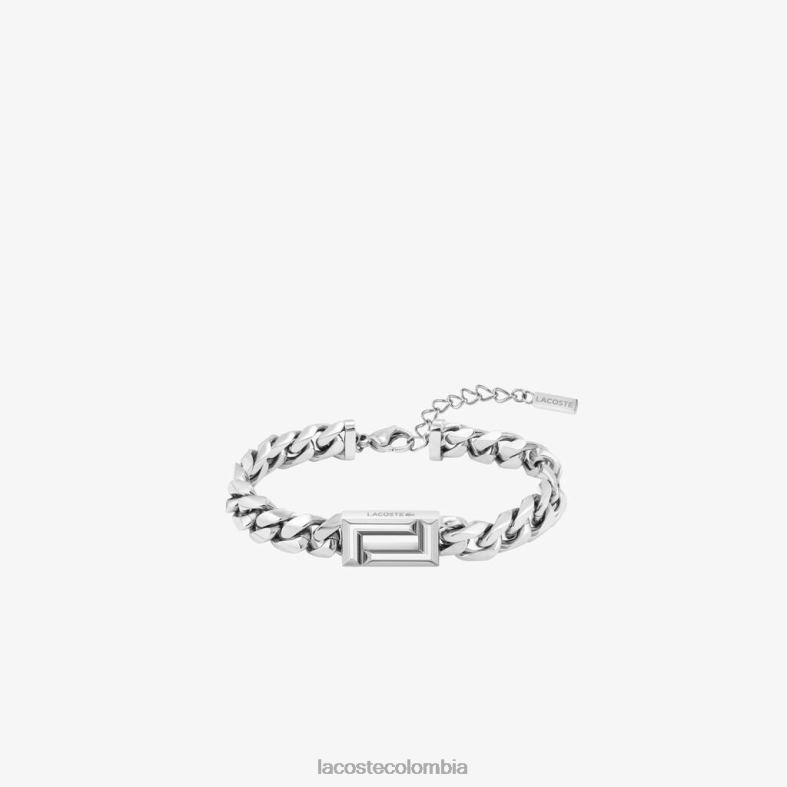pulsera fundamental plata Lacoste joyas mujer 80XZX2904