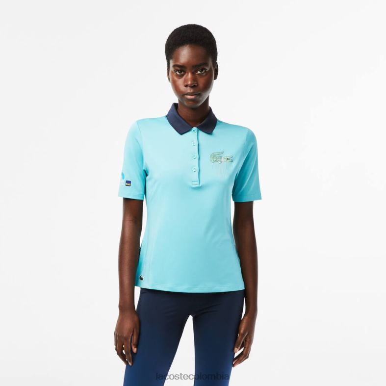 polo deportivo miami edición abierta menta Lacoste ropa mujer 80XZX2372