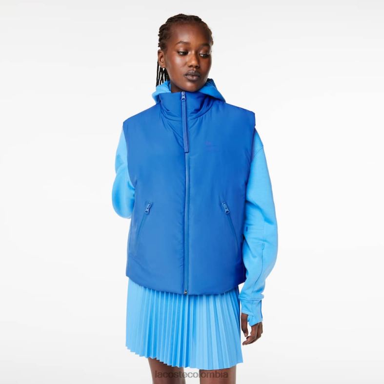 chaleco sin mangas azul Lacoste ropa mujer 80XZX2439