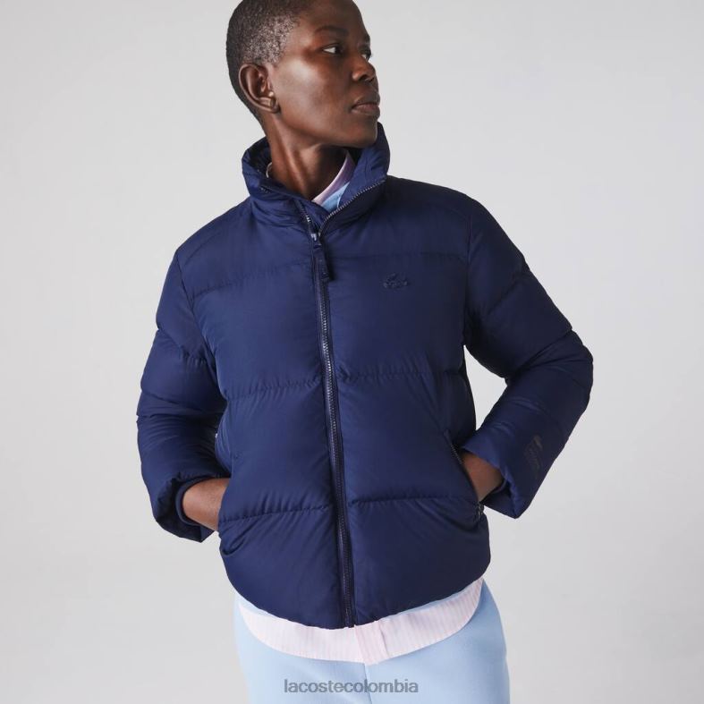 chaqueta acolchada plegable Azul marino Lacoste ropa mujer 80XZX2616