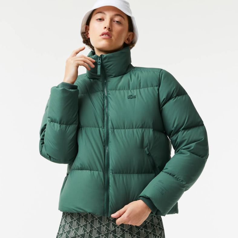 chaqueta acolchada plegable verde Lacoste ropa mujer 80XZX2615