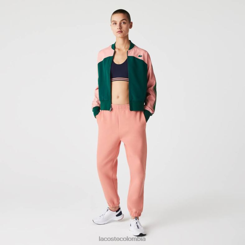 joggers de mezcla de algodón rosa Lacoste ropa mujer 80XZX2424