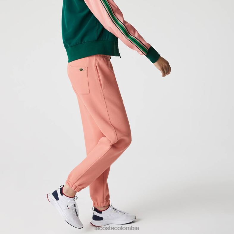 joggers de mezcla de algodón rosa Lacoste ropa mujer 80XZX2424