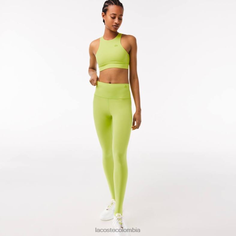 leggings con estribo amarillo Lacoste ropa mujer 80XZX2541