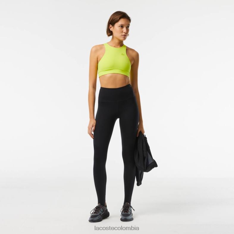 leggings con estribo negro Lacoste ropa mujer 80XZX2539