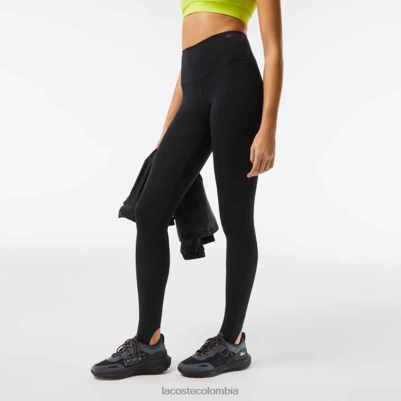 leggings con estribo negro Lacoste ropa mujer 80XZX2539