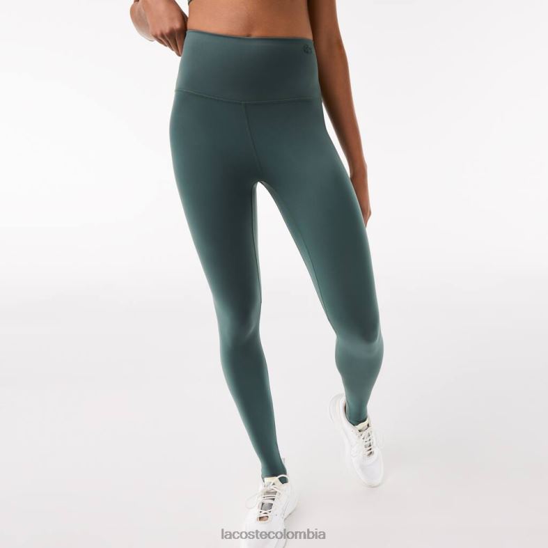 leggings con estribo verde Lacoste ropa mujer 80XZX2540