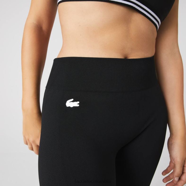 leggings deportivos de cintura alta como una segunda piel negro Lacoste ropa mujer 80XZX2597