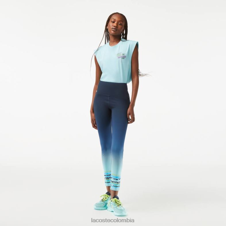 leggins sport miami open edition azul Lacoste ropa mujer 80XZX2410