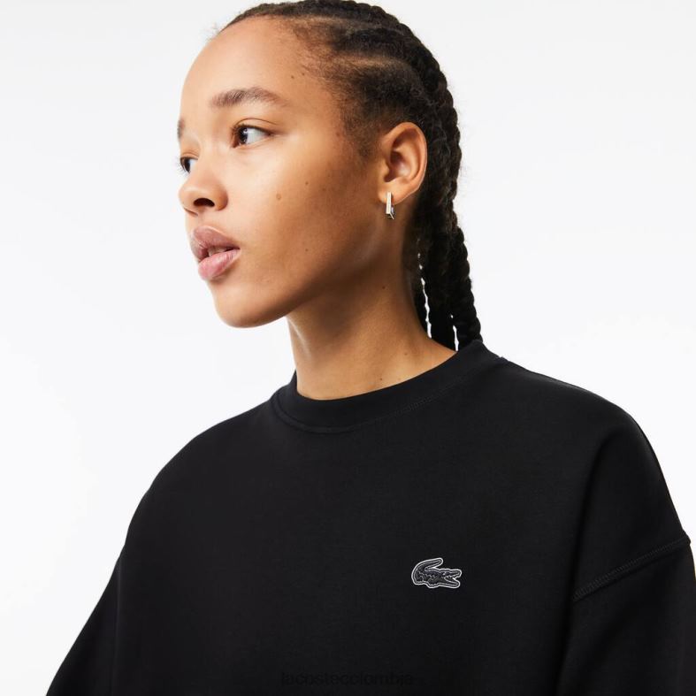 sudadera con logo en la espalda negro Lacoste ropa mujer 80XZX2391