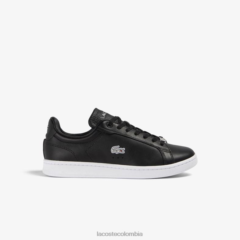 zapatillas carnaby pro de piel negro Lacoste zapatos mujer 80XZX2694