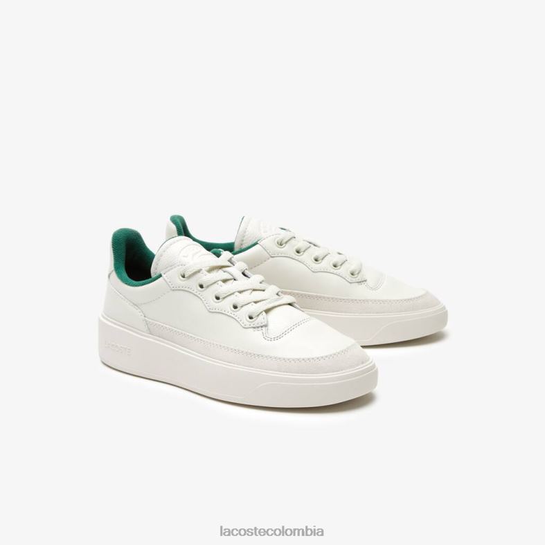 zapatillas g80 club de cuero en el mismo tono blanquecino Lacoste zapatos mujer 80XZX2684