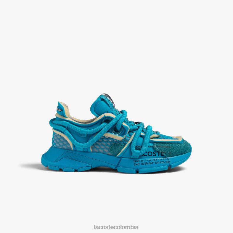 zapatillas l003 active runway textil azul Lacoste zapatos mujer 80XZX2691