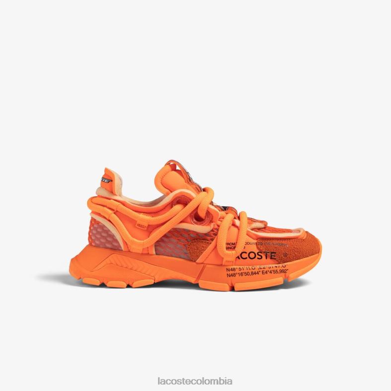 zapatillas l003 active runway textil naranja Lacoste zapatos mujer 80XZX2693