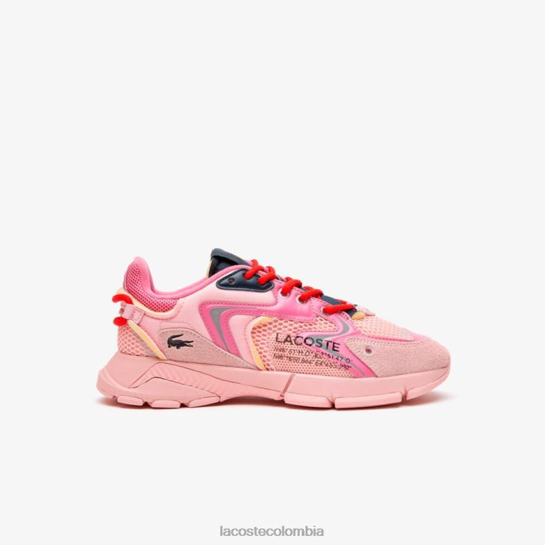 zapatillas l003 neo textiles rosa Lacoste zapatos mujer 80XZX2677