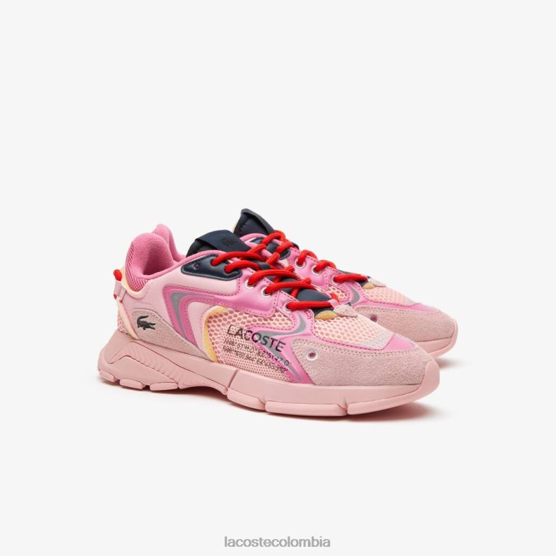 zapatillas l003 neo textiles rosa Lacoste zapatos mujer 80XZX2677