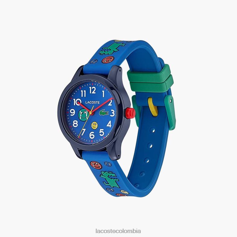 Reloj 12.12 3 agujas con correa de silicona azul azul Lacoste accesorios niños 80XZX3111