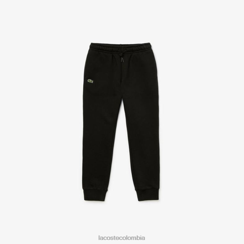 pantalones deportivos de lana negro Lacoste ropa niños 80XZX3216