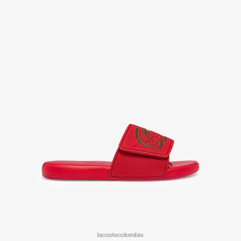 chanclas sintéticas con correa l.30 rojo verde Lacoste zapatos niños 80XZX3327