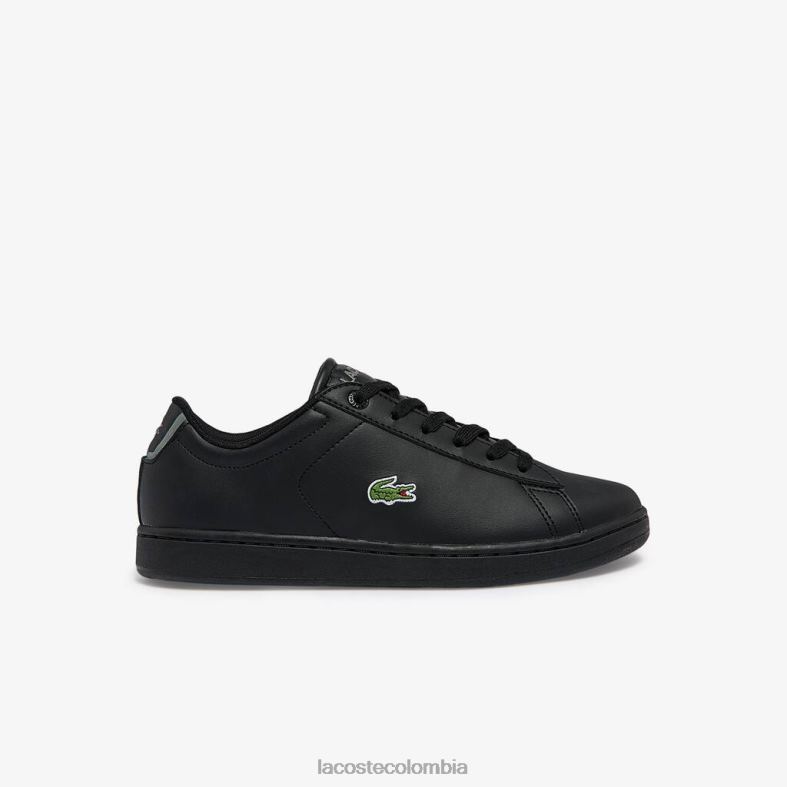 zapatillas carnaby evo bl sintéticas negro Lacoste zapatos niños 80XZX3328