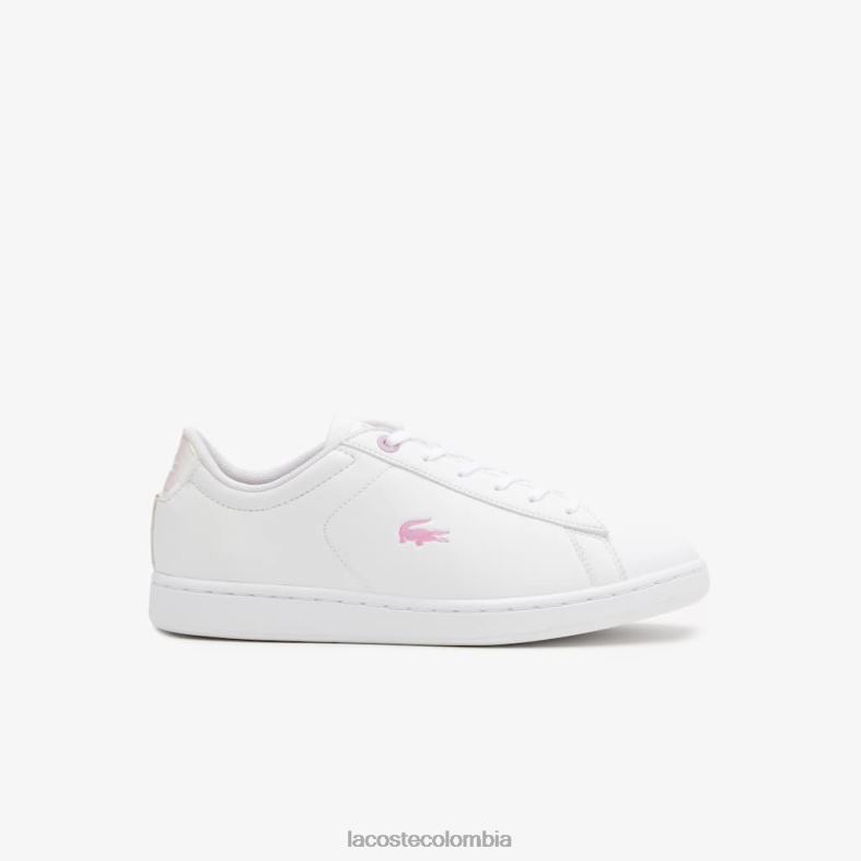 zapatillas sinteticas carnaby blanco Lacoste zapatos niños 80XZX3316
