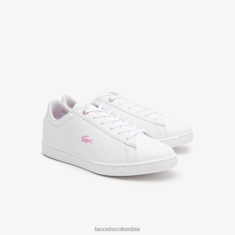zapatillas sinteticas carnaby blanco Lacoste zapatos niños 80XZX3316