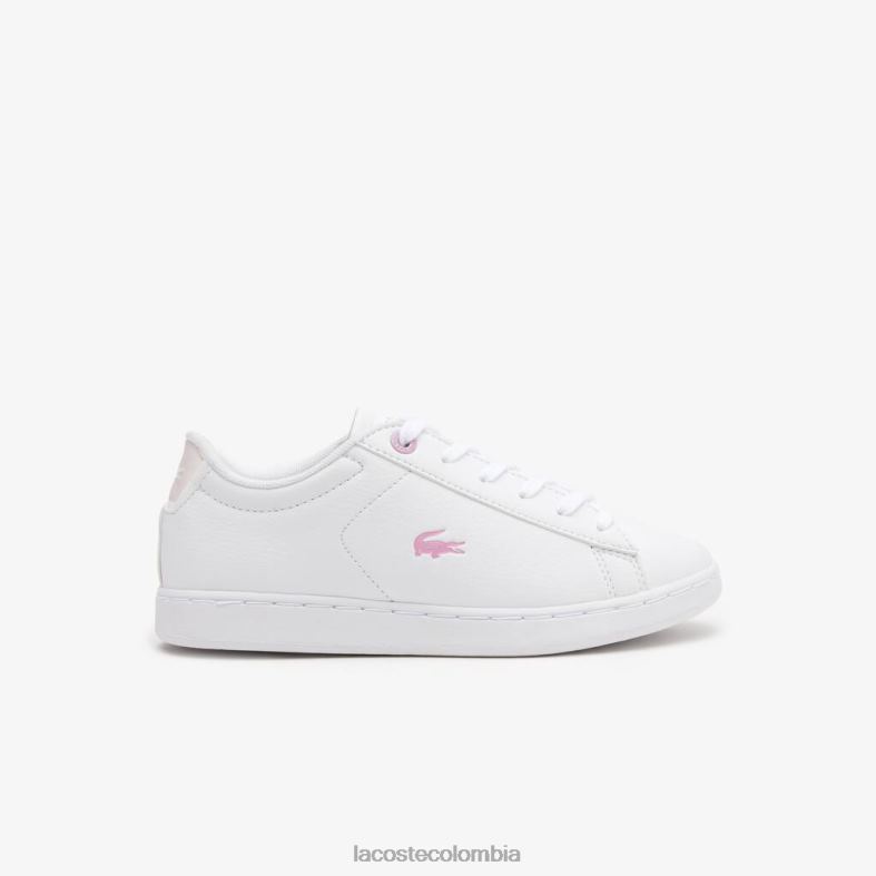 zapatillas carnaby sintéticas blanco Lacoste zapatos niños 80XZX3114