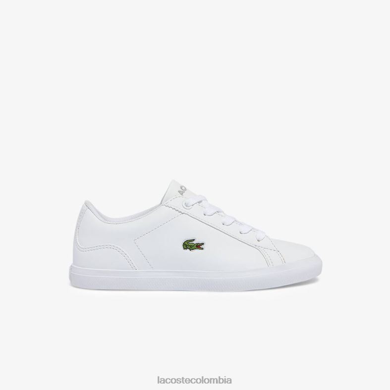 zapatillas lerond sintéticas blanco Lacoste zapatos niños 80XZX3116