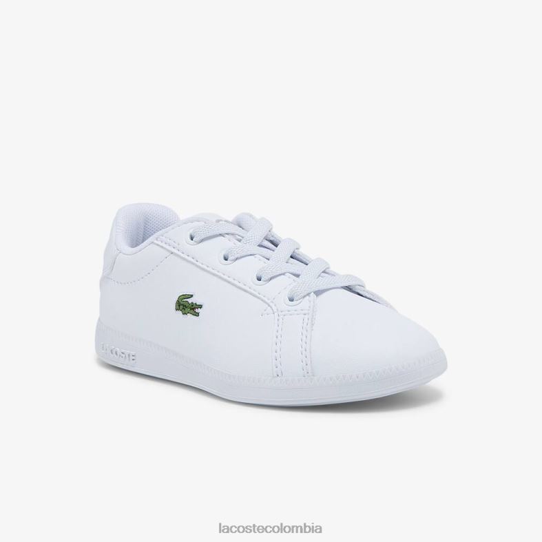 zapatillas graduadas blanco negro Lacoste zapatos niños 80XZX2991