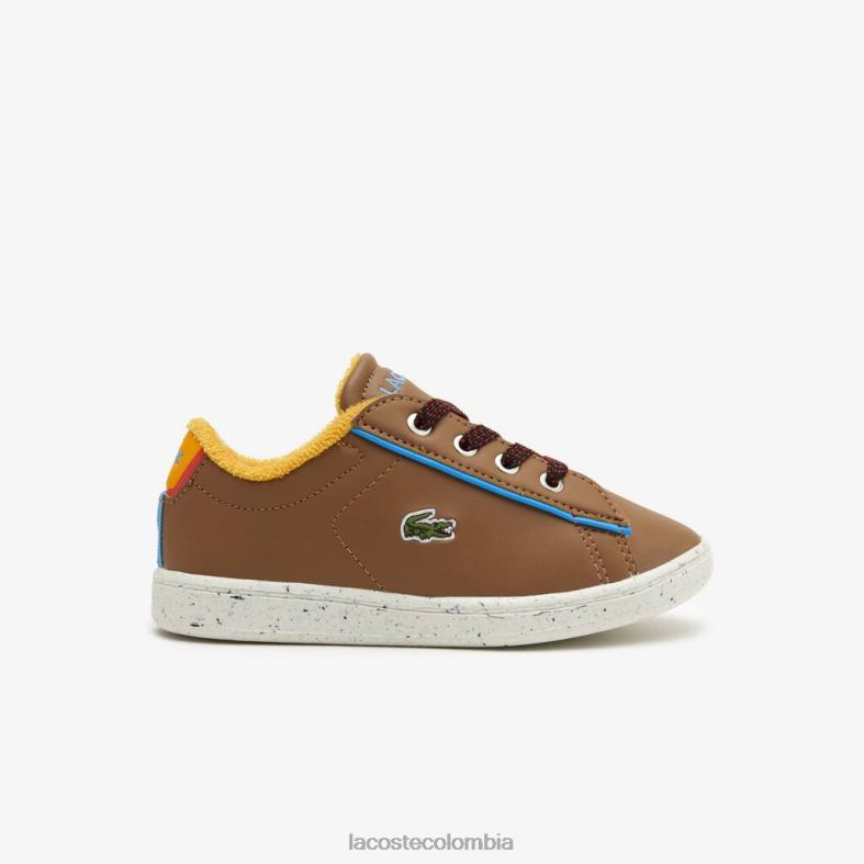 zapatos de exterior sintéticos de invierno carnaby marrón/azul claro Lacoste zapatos niños 80XZX2993