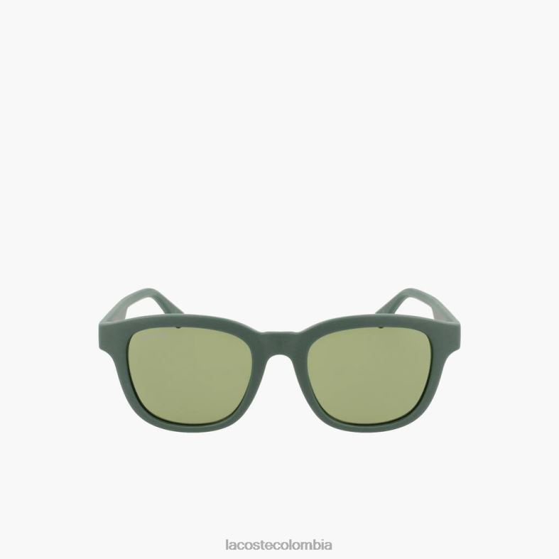 gafas de sol rectangulares línea activa verde mate Lacoste accesorios unisexo 80XZX2306
