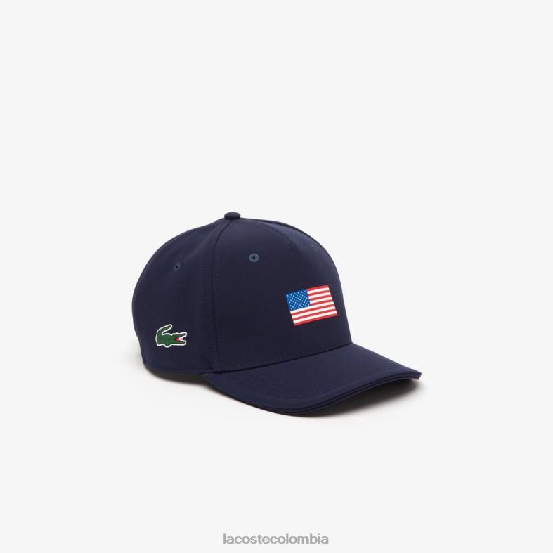 gorra ajustable presidents cup sport bandera americana Azul marino Lacoste accesorios unisexo 80XZX2331