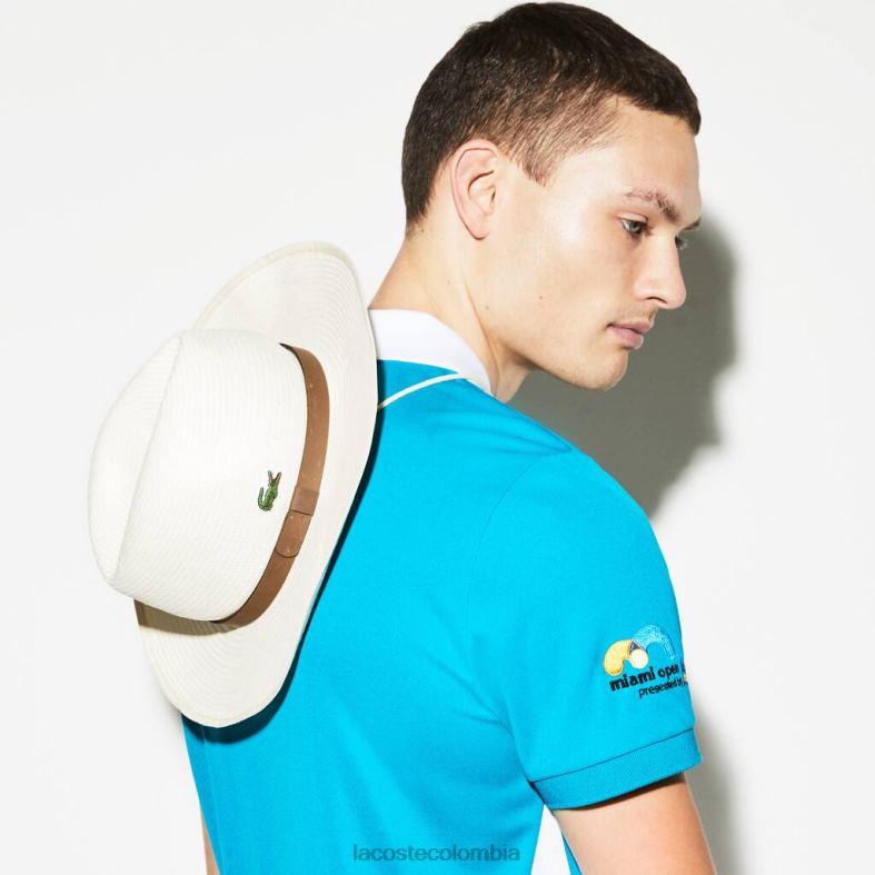 gorra de tenis tejida abierta sport miami con cordón beige Lacoste accesorios unisexo 80XZX2340